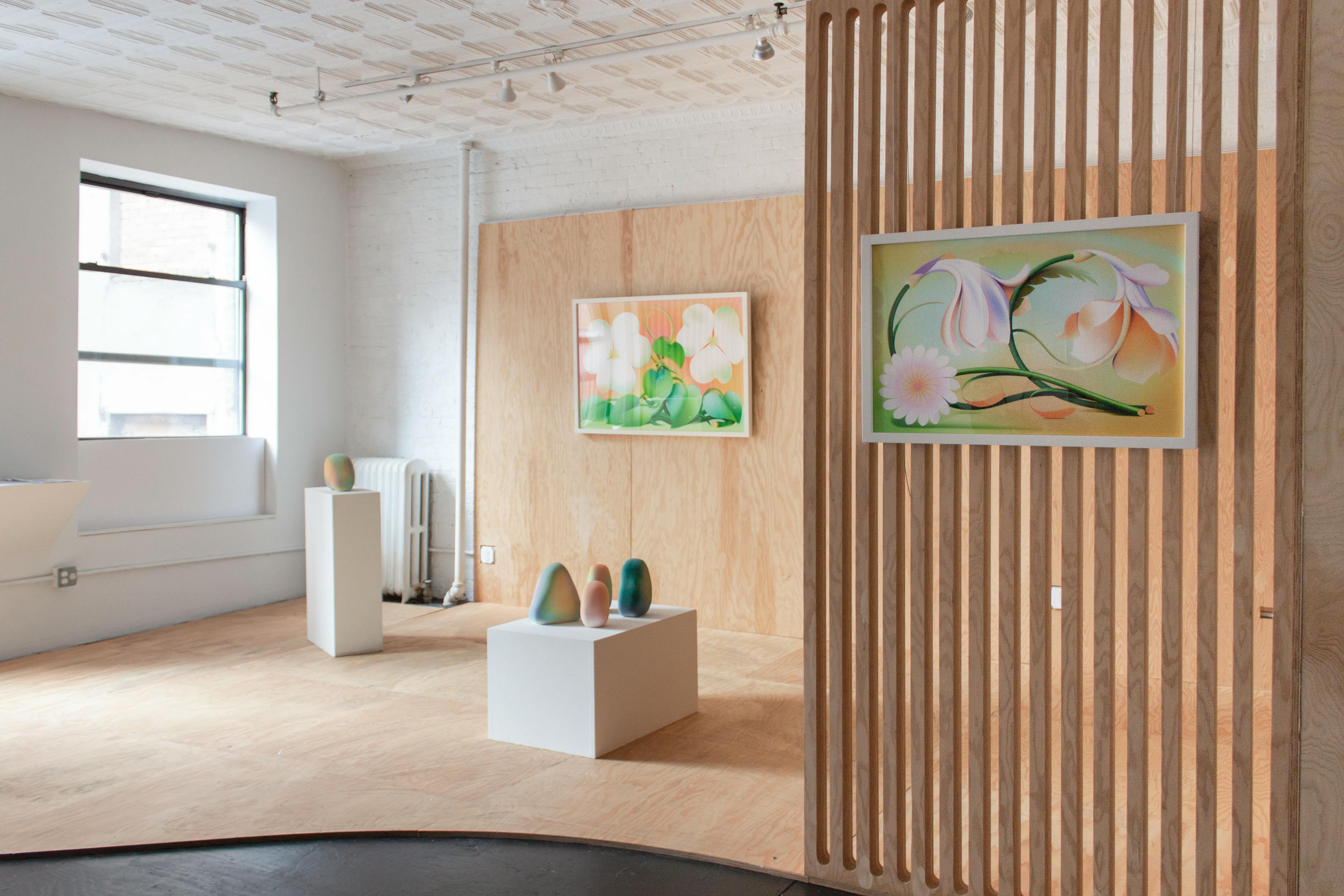 Artwork installed as part of Tending Mass, one of Uprise Art's Exhibitions in New York, NY.